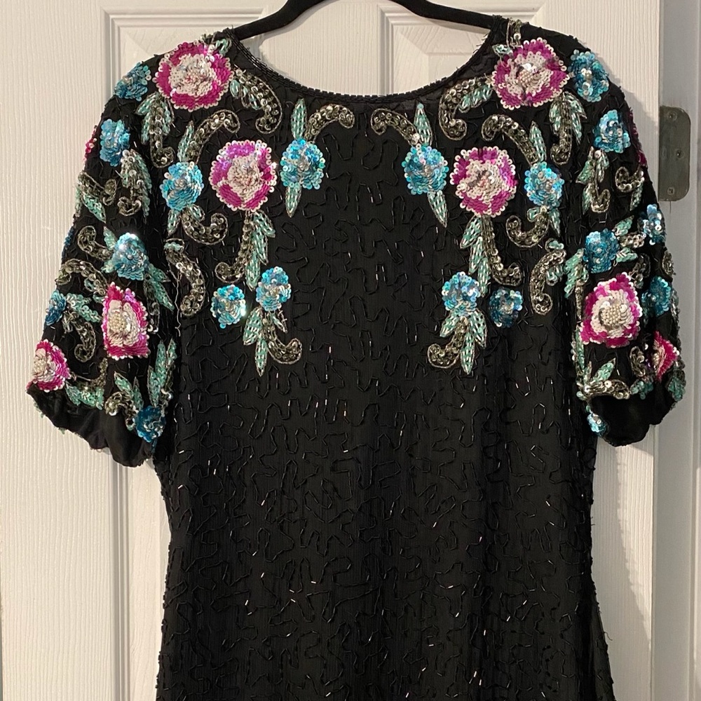 Beaded Vintage Sequin Dress